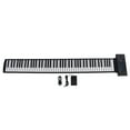 thumbnail image 2 of Electronic Hand Roll Piano, 128 Rhythms Rechargeable 88 Keys Roll Up Piano  for Daily Life, 2 of 7