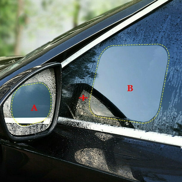 Film de rétroviseur de vitre latérale de voiture Film de protection HD  anti-buée anti-rayures antipluie imperméable pour la vue arrière et la  vitre latérale 