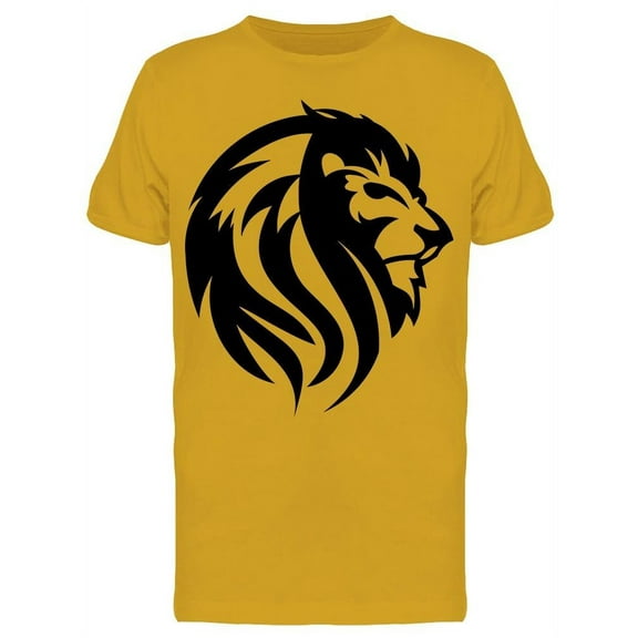 Smartprints Mens Graphic Tee - Head Of Lion - Regular Fit 100% Cotton