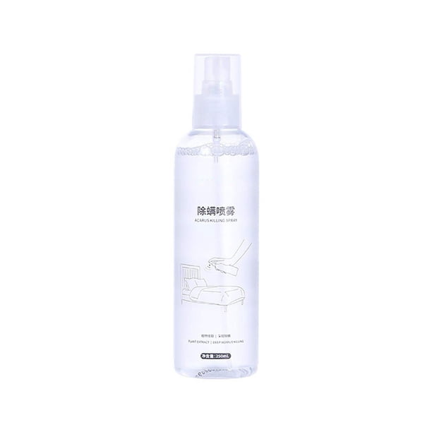 ¡Venta caliente! Spray eliminador de ácaros para limpieza de alfombras, tapicería, camas, platos, 250 ml