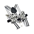 thumbnail image 4 of TISHITA 2 Pièces Bretelles Réglables Bretelles Élastiques avec Noeuds Papillon pour Anniversaire E, 4 of 7