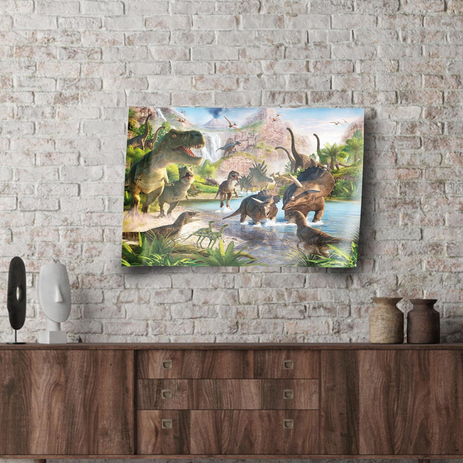 Dinosaur Wall Art Boy Room poster Wall Art Decor 24x36 UNFRAMED