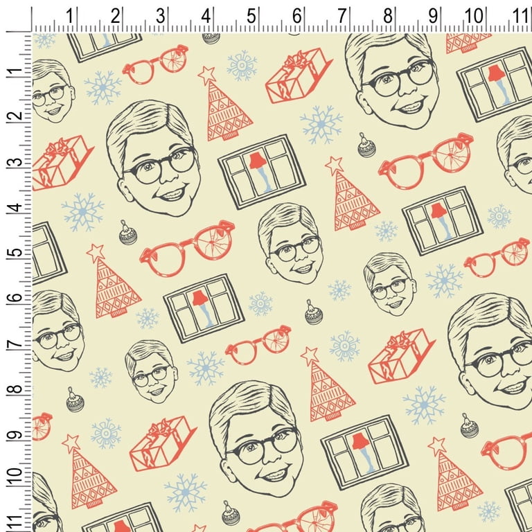 "Fragile" A Christmas Story Gift Wrap Paper Roll - 30" X 72" Officially Licensed
