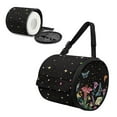 thumbnail image 6 of SEANATIVE Mushroom Floral Round Tissue Holder Bag Star Butterfly Round Toilet Paper Holder for Camping Office Aesthetic Tissue Box Organizer with Adjustable Strap, 6 of 7