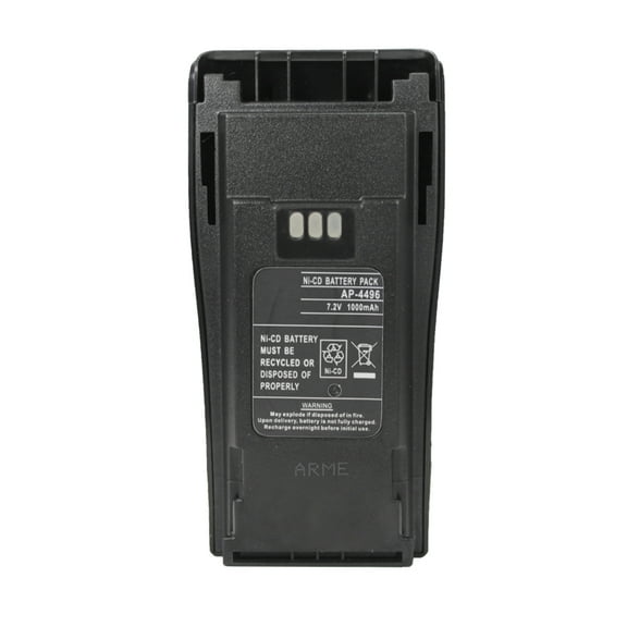 7.2v 1000mAh NiCd Two-way Radio Batteries (MSDS Certified) for MOTOROLA NNTN4496 NNTN4496AR  CP040 CP150 CP160 CP180 CP200 CP200XLS EP450 PR400 Portable Two-Way Radio
