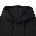 thumbnail image 5 of MaFYtyTPR Men's Athletic Hoodie Pullover Ruched Long Sleeve Slim Fit Sweatshirt with Kangaroo Pocket Casual Gym Top for Fall Winter Wear A-Black M, 5 of 6