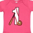 thumbnail image 4 of Inktastic Baseball First Birthday One Year Old Boys or Girls Baby Bodysuit, 4 of 5
