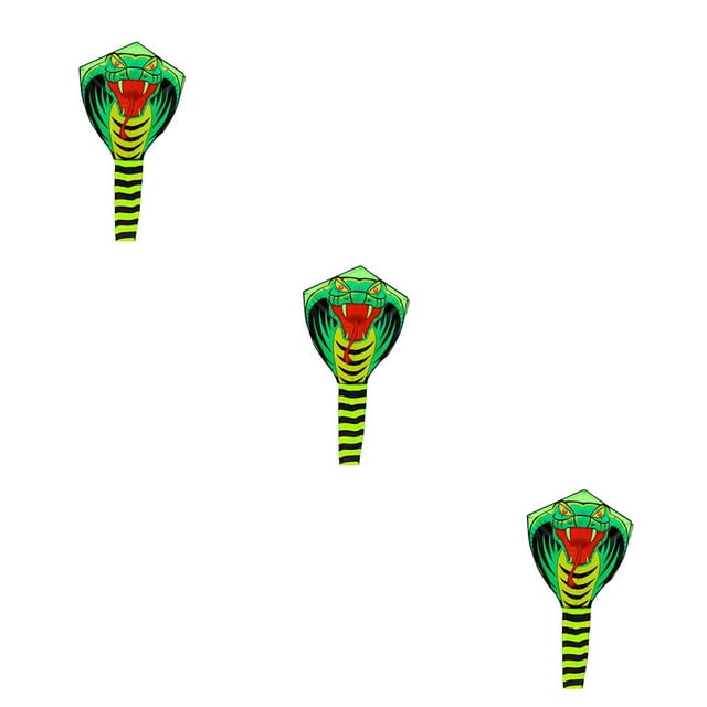 Cometa de fibra de vidrio Bewildely con forma de animal interactivo 8m 3Conjunto