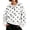 MEICHANG-ZQR1-White, variant on Meichang Quarter Zip Pullover Sweatshirt for Women Oversized Long Sleeve Casual Polka Dot Sweatshirt 1/4 Zip Collar Fall Winter Pullover Tops