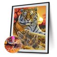 thumbnail image 2 of 5D DIY Diamante Pintura Tigre León Cuadrado Completo Diamante Mosaico Pared Likrtyny Arte deco, 2 of 8