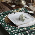thumbnail image 4 of GZHJMY Placemats Set of 4,Wildflowers Heat-Resistant Non-Slip Double Sided Washable Kitchen Dining Table Mats for Kitchen Table Decoration, 12"x18", 4 of 6