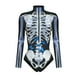 thumbnail image 1 of Gibobby Bodysuit Shapewear Levantamiento de Cadera Ropa ajustada de con cremallera y estampado Digital de manga larga para mujer, mono de fiesta para jugador de Cosplay, ropa (Multicolor, L), 1 of 4