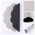 thumbnail image 2 of Unique Bargains Set of 6 Flower Placemats for Kitchen Gray 15*15in, 2 of 7