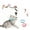 B, variant on Pet Supplies Adjustable Cat Feather Neck Collar Toy Interactive Wand for Indoor Cats 2Pcs Self Playing Toys for Small Animals Teasing