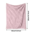 thumbnail image 2 of Hearth & Gear Rabbit Sleeping Blanket Flannel Milk Velvet Cover Blanket Adult Rabbit Blanket Sofa Bed Soft And Warm Blanket Size Blanket Soft Full Size Blanket Big Comfy Blanket Extra Warm Blanket, 2 of 5