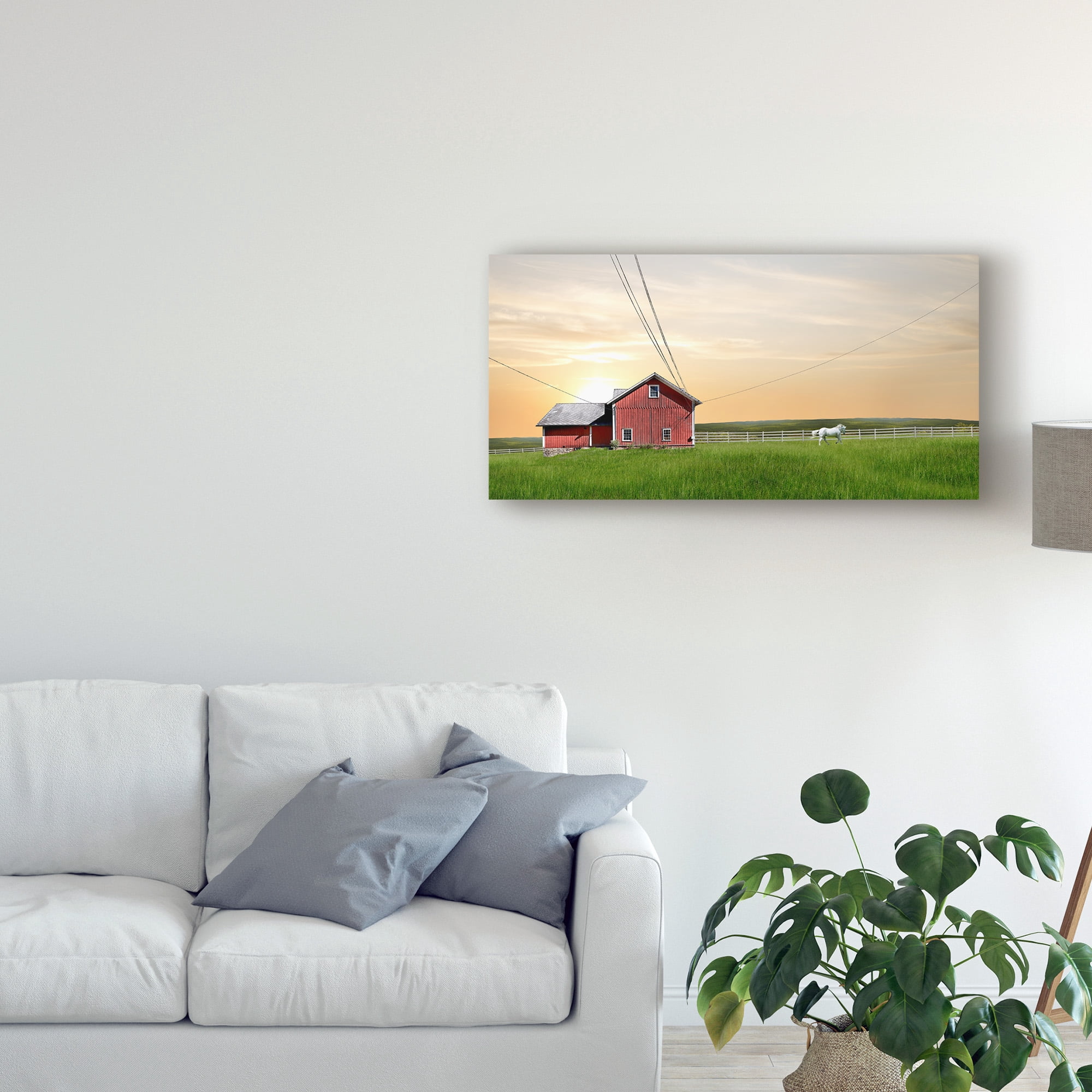 Trademark Fine Art 'Farm And Country IV' Canvas Art by James McLoughlin