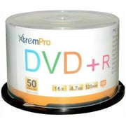 Blank CD DVD R 16x 4.7GB 120 Minute DVD 50 Pack Storage Media in Spindle