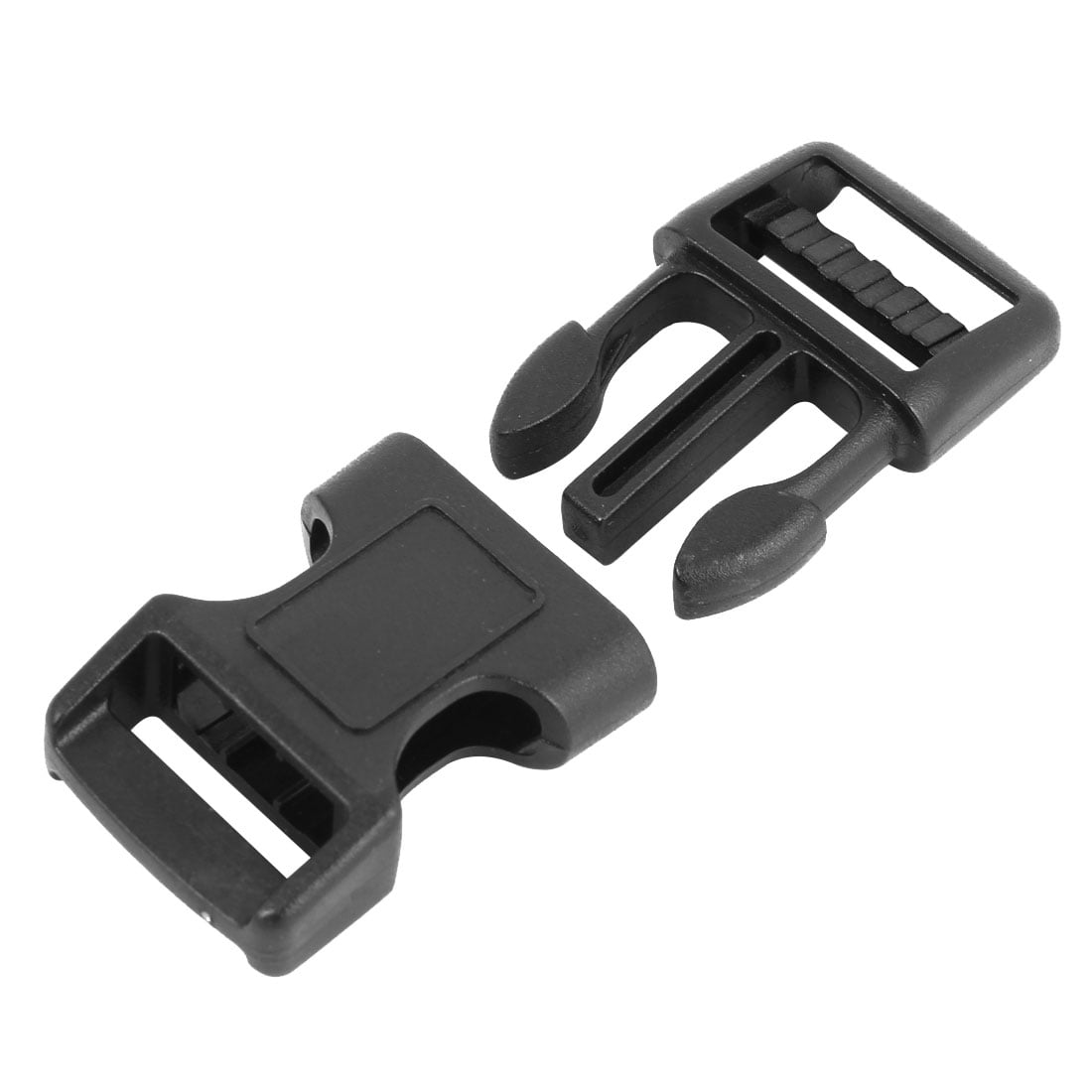 Seat Belt Suitcase Strap Plastic Side Release Buckle Connecting Black