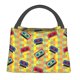 thumbnail image 1 of Fotbe 90s Audio Tape Bolsa Térmica Portátil con Estampado, Bolsa de Entrega de Alimentos Aislada, Bolsa Reutilizable de Gran Capacidad para Comidas y Supermercado, 1 of 6