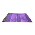 thumbnail image 2 of Ahgly Company Indoor Square Abstract Purple Contemporary Area Rugs, 5' Square, 2 of 4