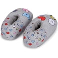 thumbnail image 6 of BT21 Ladies Line Friends Slippers - Ladies Classic Line Friends Plush Slippers - Tata, Van, Chimmy, Cooky, Shooky and RJ Slippers Grey, 9/10, 6 of 7