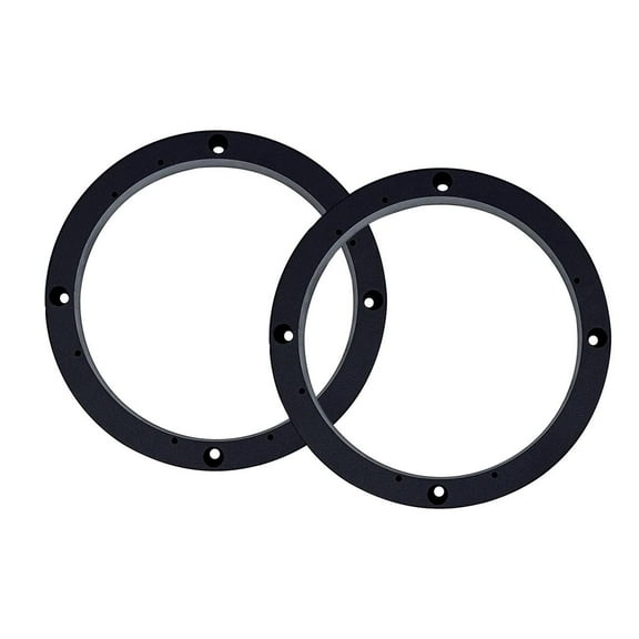 Audiopipe RINGPVC6 6.5" Universal Speaker Space Rings Adds 1" Extra Mounting Depth 1 Pair