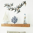 thumbnail image 1 of Deco 79 Metal Bird Flying Flock Of Wall Decor, 52" x 3" x 27", Blue, 1 of 10