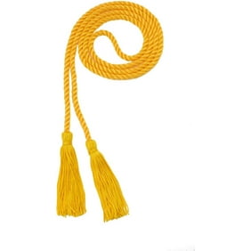 Graduation Honor Cord - GOLD - Every School Color Available - Made in USA - By Tassel Depot