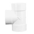 thumbnail image 4 of NDS PVC S&D Tee, 3 pulgadas, cubo x cubo, soldado con solvente, blanco, 4 of 7