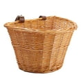 thumbnail image 2 of Panier d'Achat en Rotin Osier pour Femmes à l'Avant de Vélo, Brun, 2 of 8