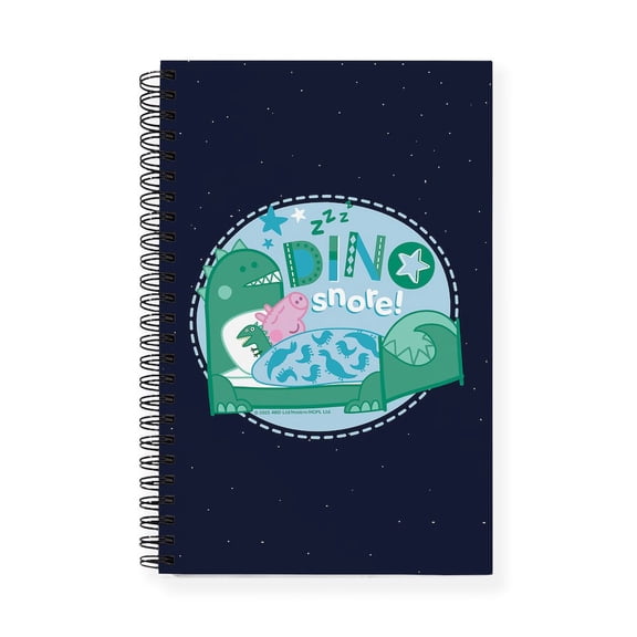 CafePress - Peppa Pig: Dino Snore! - Spiral Bound Journal Notebook, Personal Diary Planner