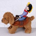 thumbnail image 5 of Mascota Caballero Disfraz Mascota Cosplay Disfraz Perro Vaquero Disfraz Perro Divertido Disfraz 4 Tamaños Mascota Perro Vaquero Disfraz Divertido Caballero Montar Ropa Cosplay ANGGREK Otros, 5 of 5