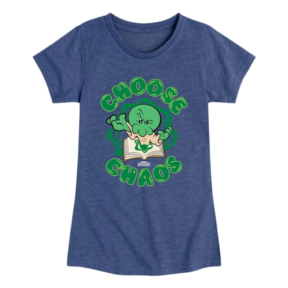 Despicable Me Minions - Choose Chaos Girls' Fitted Short Sleeve Graphic T-Shirt