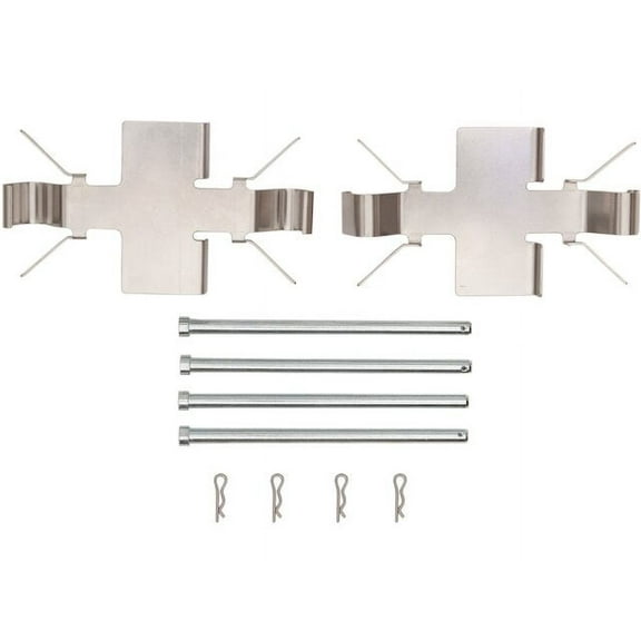 Front Brake Hardware Kit - Compatible with 2019 - 2024 GMC Sierra 1500 RWD 2020 2021 2022 2023