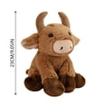 thumbnail image 3 of Lifelike Animal Stuffed Creature Soft Cuddly Realistic Doll For Kids Nursery Toy Figure, 3 of 4