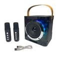 thumbnail image 1 of Machine Karaoke Machine with 2 Wireless Microphones BT Microphone and Speaker KTV Set with RGB Light Effects Handheld Mic Lightweight Portable Karaoke System Gifts for Birthday, 1 of 6