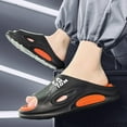 thumbnail image 5 of Men's Beach Slippers with Soft Low Arch Support Comfortable Thick Sole Anti Slip Easy To Clean, 5 of 5