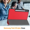thumbnail image 5 of Dteck for Samsung Galaxy Tab S10+ Plus 12.4" 2024 Case, Protective Tri-Fold Cover and S Pen Holder, Auto Wake/Sleep, Red, 5 of 6
