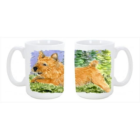 Norwich Terrier Dishwasher Safe Microwavable Ceramic Coffee Mug 15 oz.