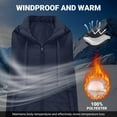 thumbnail image 6 of ZQGJB Winter Long Puffer Vests for Women Lightweight Casual Full Zip up Sleeveless Quilted Hooded Outwear Padded Puffy Jackets Button Side Slit Thick Warm Outfit Clothes 2025 with Pockets Navy XL, 6 of 10