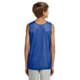 thumbnail image 2 of Reversible Boys' Royal/White Mesh Tank 6, 2 of 2
