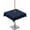 Blue, variant on nqOlkjepod Solid Black Outdoor Tablecloth with Umbrella Hole & Zipper, Retro Minimalism Abstract Denim Texture Square Table Cover 60x60 Inch, Dining Waterproof Table Cloth Protector for Patio/Party