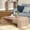 Cerused White, variant on Arcata Coffee Table (46in / 1140mm), Cerused White