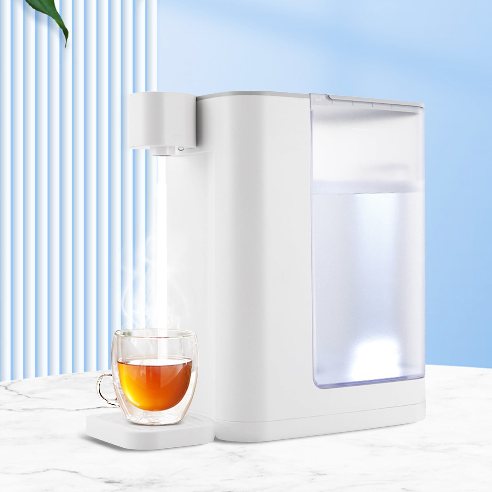 Electric Kettles, Instant Hot Water Dispenser for Quick Heating & Outputting, Adjustable 5 Temperatures, 102 Ounce 3L Water Tank Capacity, White