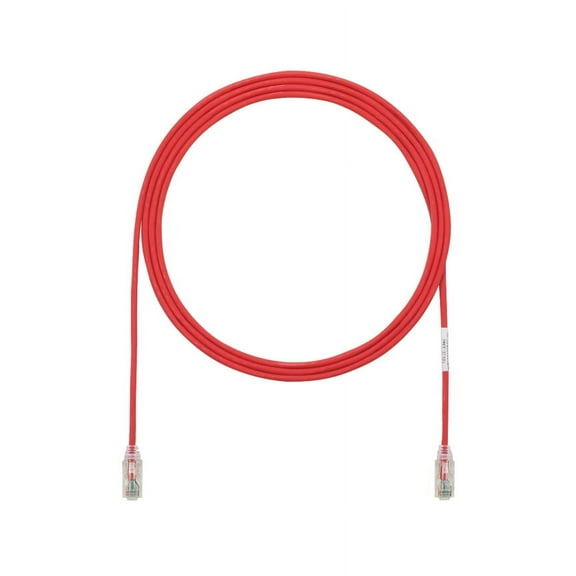 Panduit Tx6-28 Category 6 Performance - Patch Cable - Rj-45 (m) To Rj-45 (m) - 3 Ft - Utp - Cat 6 - Booted, Halogen-free, Stranded - Red