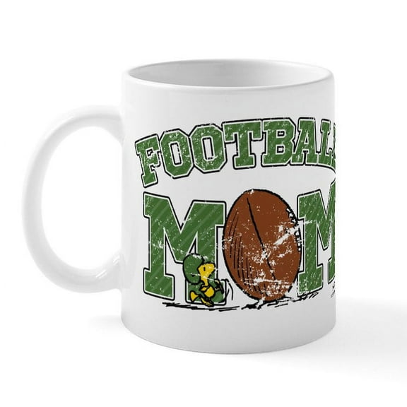 CafePress - Woodstock Football Mom Mug - 11 oz Ceramic Mug - Novelty Coffee Tea Cup