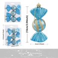thumbnail image 1 of Adornos colgantes con purpurina para árbol de Navidad, caja de 3 unidades, para decoración del hogar, fiesta, Año Nuevo, 2024, 1 of 4