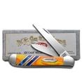 thumbnail image 4 of Case xx Knives Copperhead Vault Collection 1/250 Yellowish Orange & Blue Cloud Corelon Stainless Pocket Knife, 4 of 4