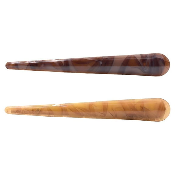 LOLIPPYY 2pcs Duckbill Hair Clips Fashionable Alligator Hairpins for Women with Strong Hold for Updos and Everyday Use Coffee