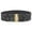 Dark Gray, variant on Elegant Women's Wide Stretch Belt with Decorative Buckle for Fashionable Dress Attire